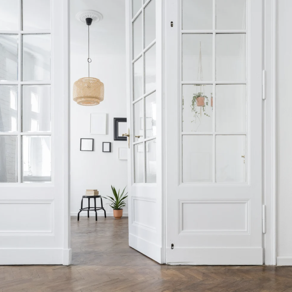 french glass door repair